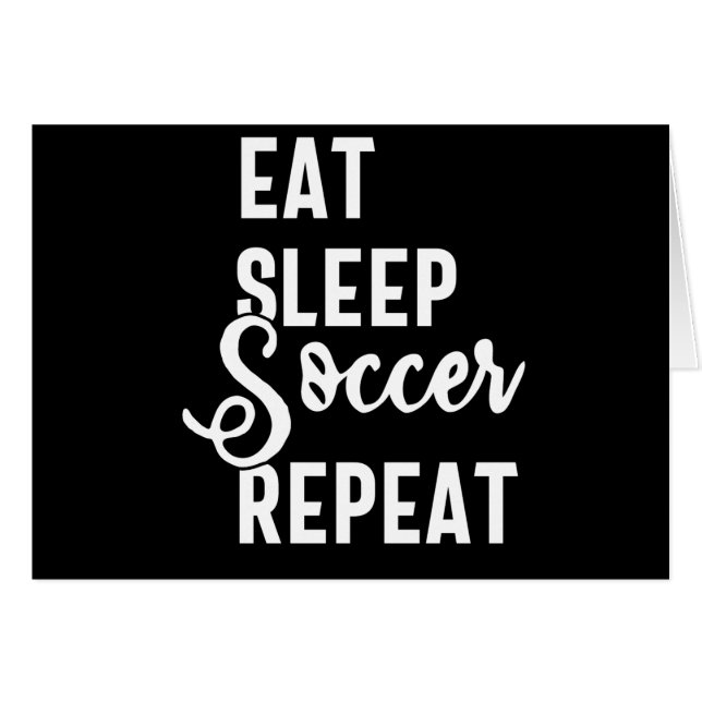 mangez sommeil soccer répéter (Devant horizontal)