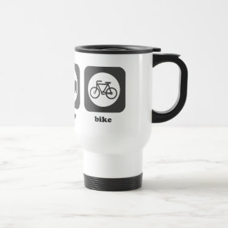 Mangez. Sommeil. Vélo. Tasse