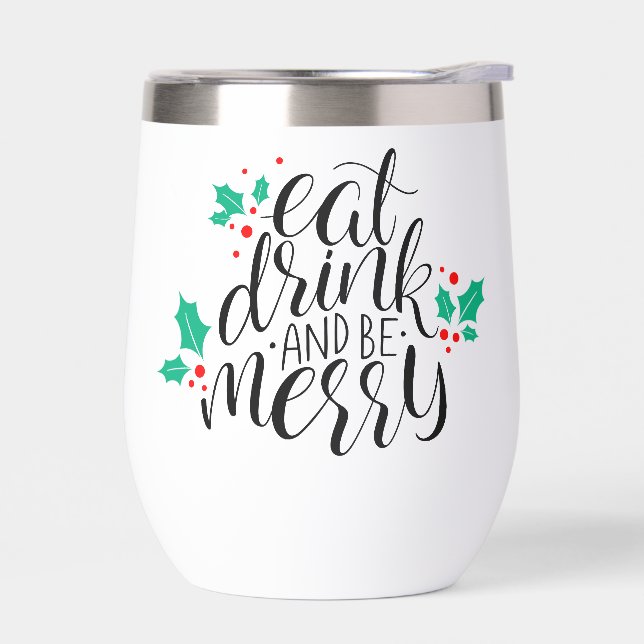 Mangez un verre et soyez joyeux Design (Gauche)