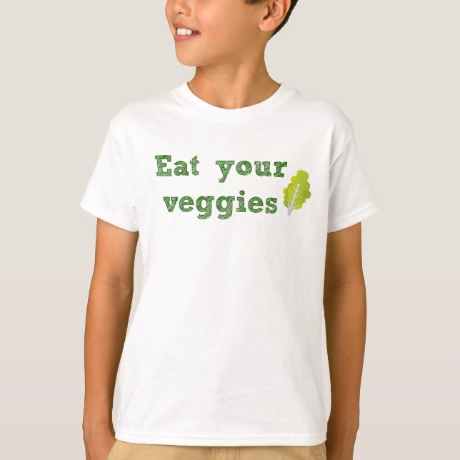 Mangez votre T-shirt enfant Légume (Devant)