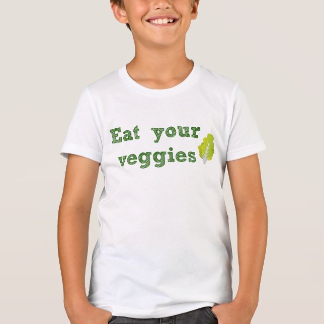 Mangez votre T-shirt enfant Légume (Devant)