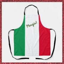 Mangia-italienische Flagge
