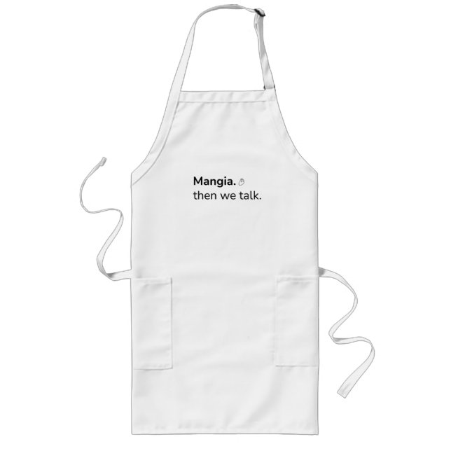 Mangia-Schürze Lange Schürze (Vorne)
