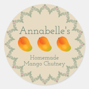 Mango Chutney Étiquette