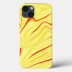 Mango-Creme, mit gekrümmtem Rot oder korallenförmi Case-Mate iPhone Hülle