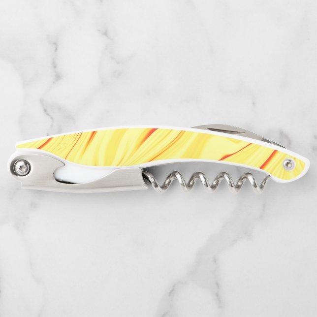 Mango-Creme, mit gekrümmtem Rot oder korallenförmi Kellnermesser (Vorderseite)