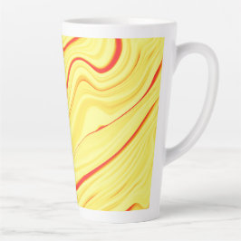 Mango-Creme, mit gekrümmtem Rot oder korallenförmi Milchtasse