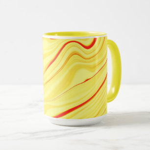 Mango-Creme, mit gekrümmtem Rot oder korallenförmi Tasse