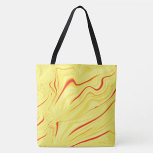 Mango-Creme mit rotem oder korallengewölbtem Schla Tasche