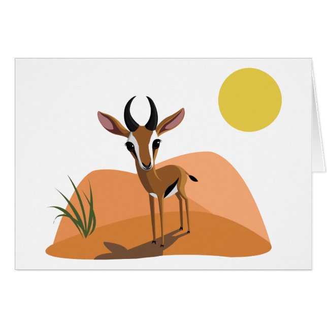 Mango die Gazelle (Vorderseite (Horizontal))