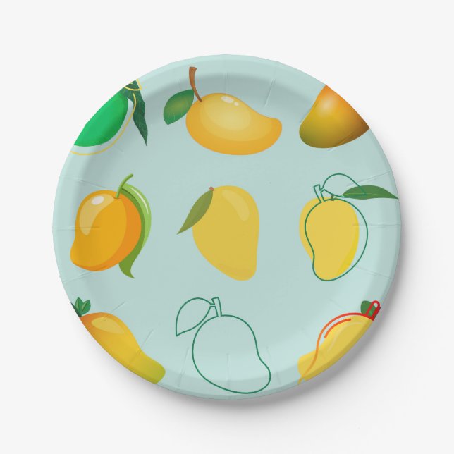Mango Fresh Pappteller (Vorderseite)