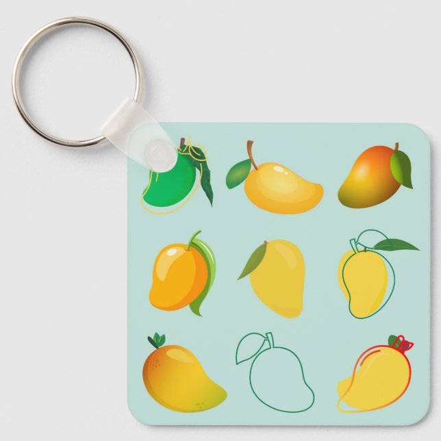 Mango Frisch Schlüsselanhänger (Vorderseite)