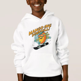 Mango-ing Downhill: Spielerisches Snowboarden Mang Hoodie