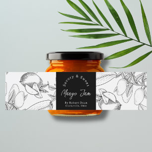 Mango-Jam-Wrap-around-Label für Sketch-Homemade