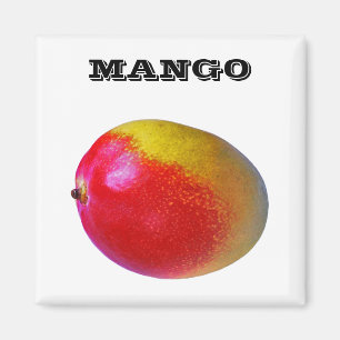 Mango - (Kühlschrankmagnet Square) Magnet