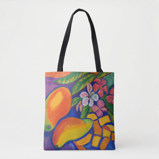 Mango Liebhaber Tropischer Totasche Tasche (Vorderseite)