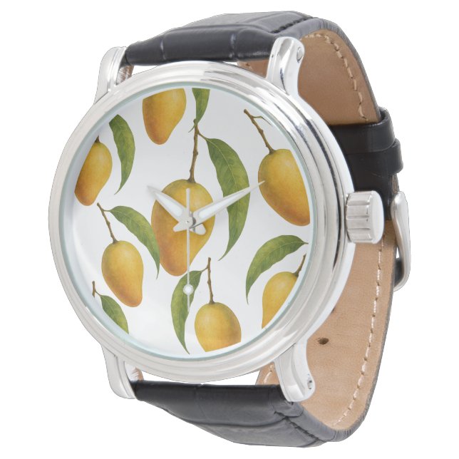 Mango Madness Sweet, Juicy und Trendy. Armbanduhr (Schrägansicht)