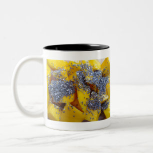 Mango mit Chia Seeds Zweifarbige Tasse