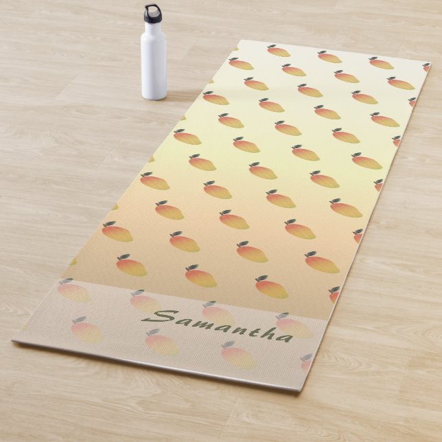 Mango-Muster personalizable Yogamatte (Beispiel)