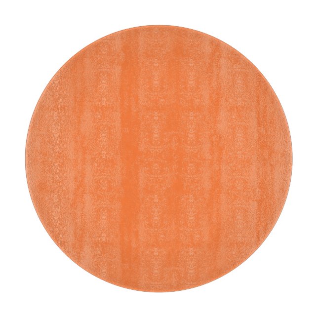 Mango Orange Solid Color | Classic | elegant Schneidebrett (Vorderseite)