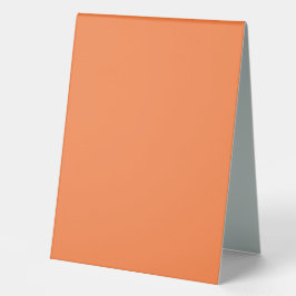 Mango Orange Solid Color | Classic | elegant Tischaufsteller