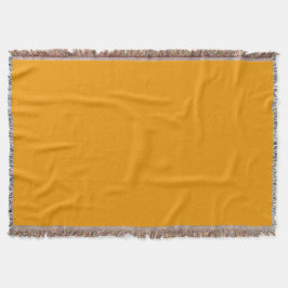 Mango Orange Solid Color Decke