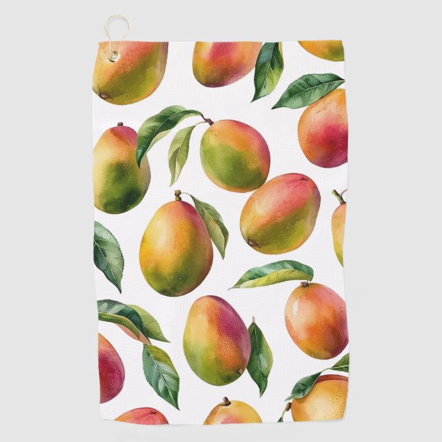 Mango Pattern Golfhandtuch (Vorderseite)