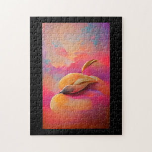 Mango Pfirsichschale abstrakte Digitalkunst