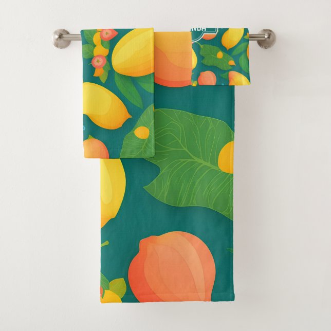 Mango Rainbow coloré Motif personnalisé (En situation)