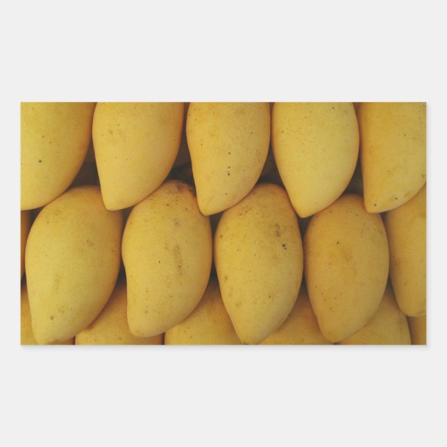Mango Rechteckiger Aufkleber (Vorderseite)