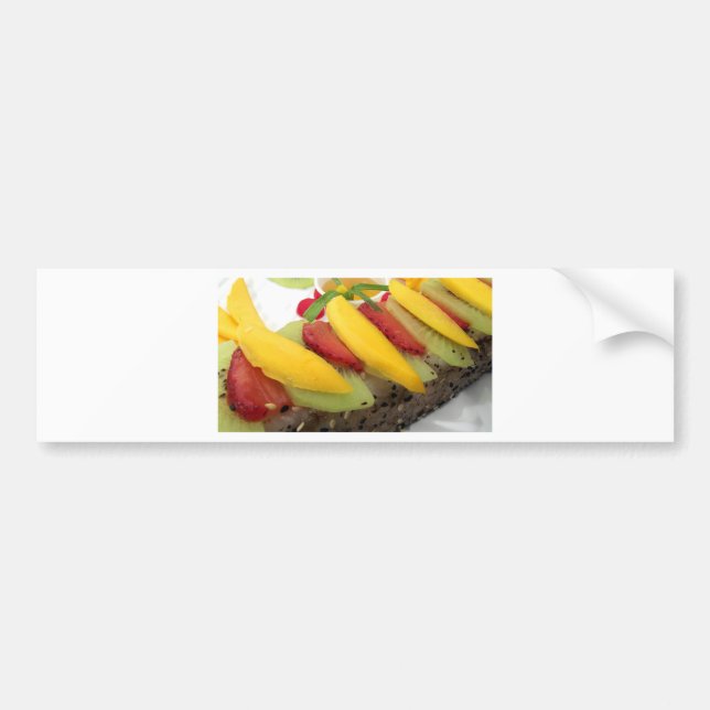 Mango Rice Sushi Food Plate Küche Autoaufkleber (Vorne)