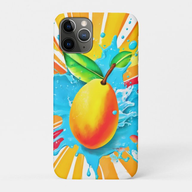 Mango Splash Delight Case-Mate iPhone Hülle (Rückseite)