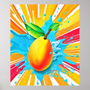 Mango Splash Delight Poster