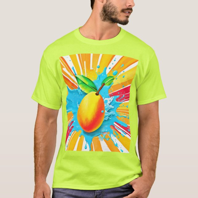 Mango Splash Delight T-Shirt (Vorderseite)