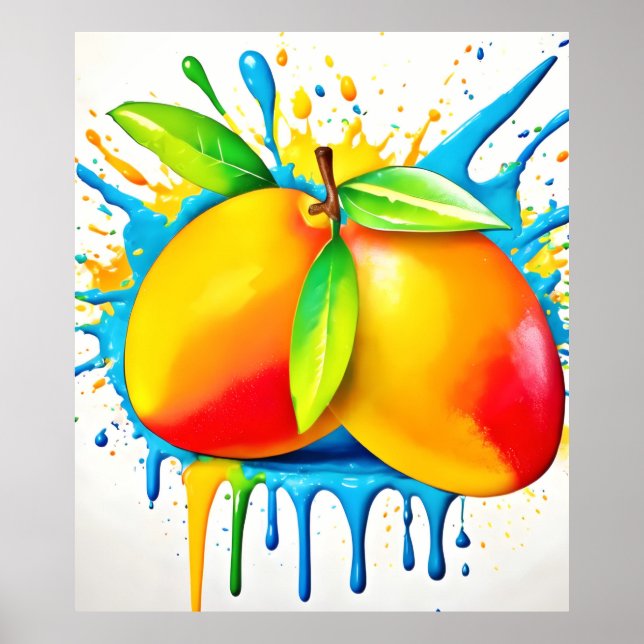 Mango Splash of Color Poster (Vorne)