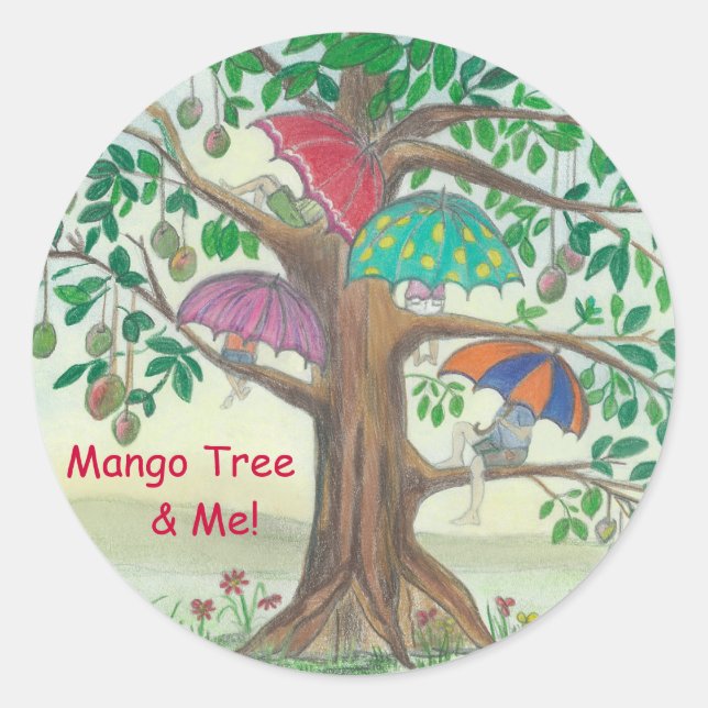 Mango Tree & Me ! Stickers pour enfants (Devant)