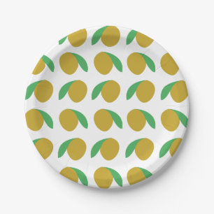 Mango Tropisches Obst Sommerparty Pappteller
