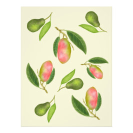 Mango und Avocado Fotodruck