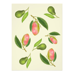 Mango und Avocado Fotodruck