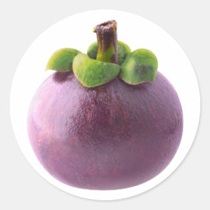 Mangosteen Runder Aufkleber