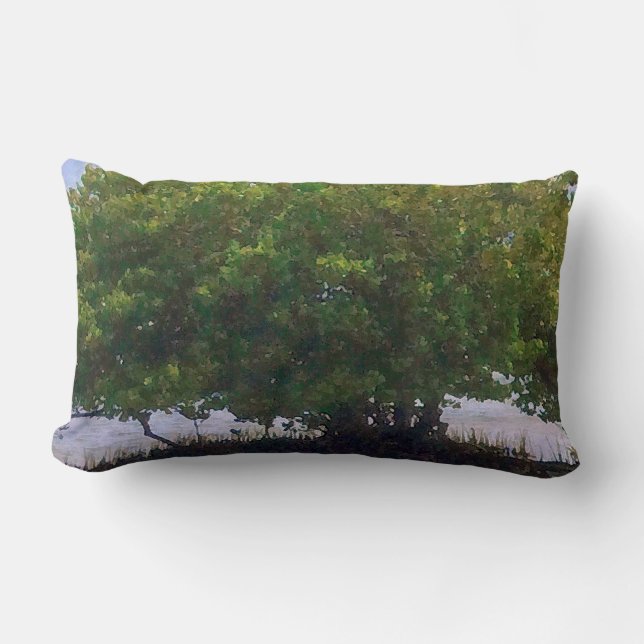 Mangrove am Golf Lendenkissen (Vorderseite)