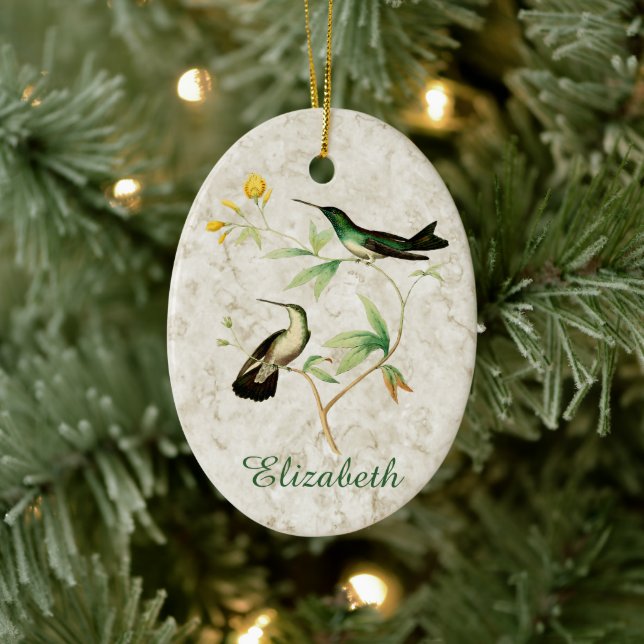 Mangrove Hummingbird Keramik Ornament (Baum)