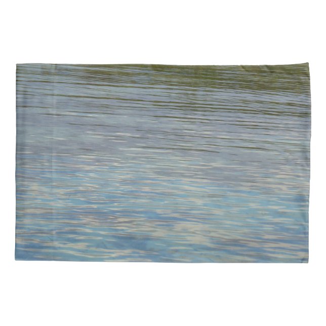 Mangrove Lagoon Water Caribbean Blue Kissenbezug (Rückseite)