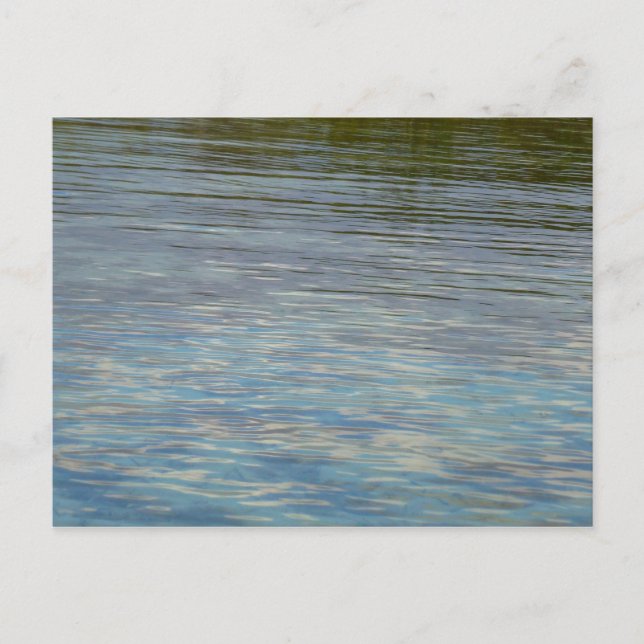 Mangrove Lagoon Water Caribbean Blue Postkarte (Vorderseite)