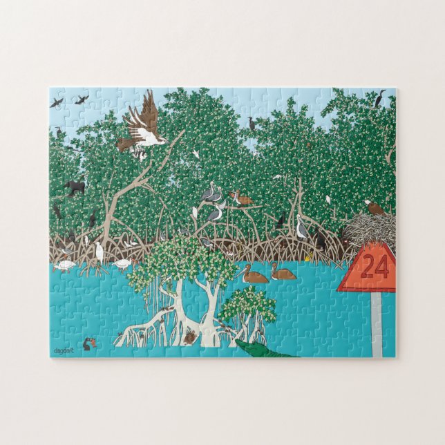 Mangroven-Puzzle (Horizontal)