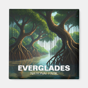 Mangroves Everglades Nationalpark Florida Magnet