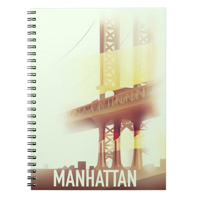 Manhattan Abend Notizblock (Vorderseite)