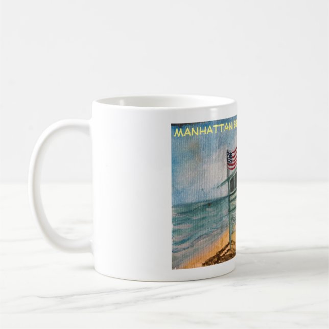 Manhattan Beach, CA Café/Thé Mug (Gauche)
