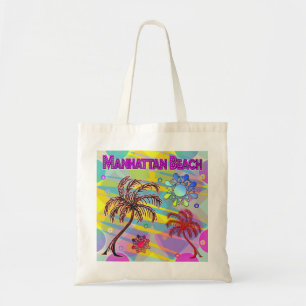 Manhattan Beach Happy and Hope Tote Bag Tragetasche