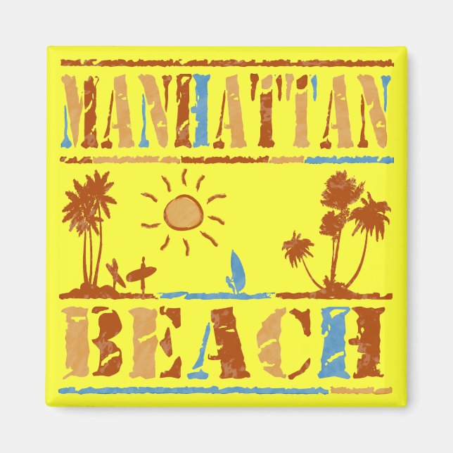 Manhattan Beach Magnet (Vorne)